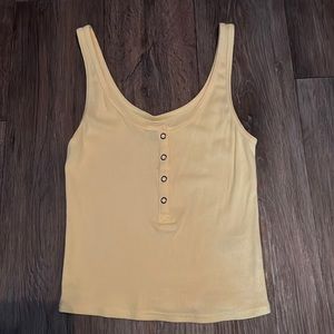 Yellow Wild Fable Crop Top.